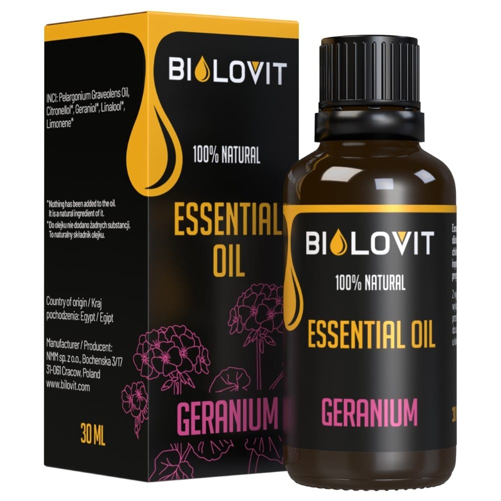 Bilovit Geranium Essential Oil - 30 ml