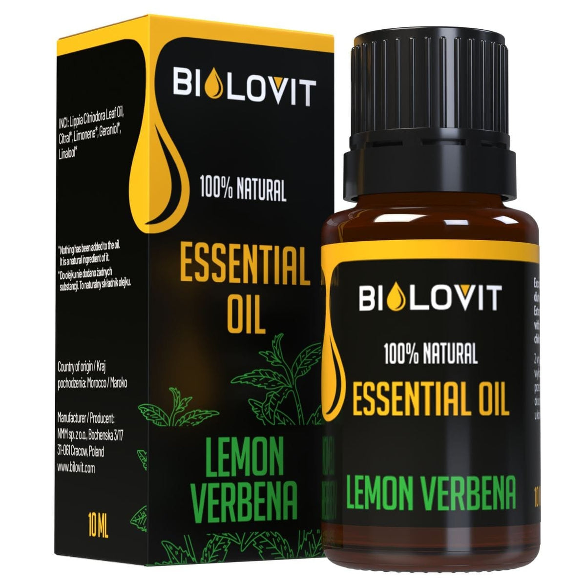 Bilovit Lemon Verbena Essential Oil - 10 ml