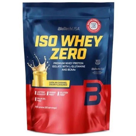 BioTech USA Iso Whey Zero, Catalan Cream - 500 g