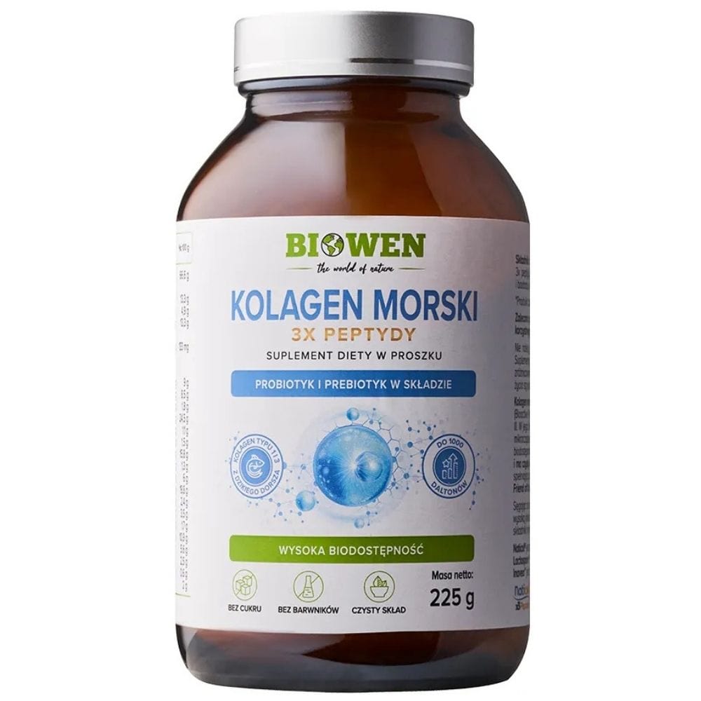 Biowen Marine Collagen Type I and III from Wild Cod - 225 g