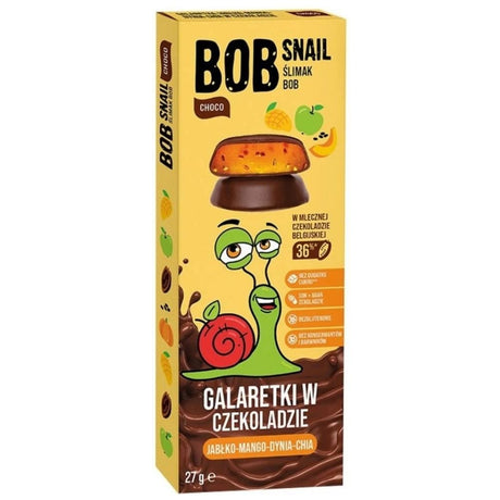 Bob Snail Apple-Mango-Pumpkin-Chia Fruit Jellies with No Added Sugar - 27 g