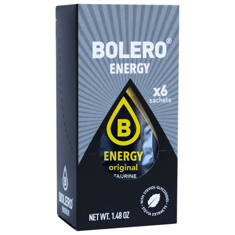 Bolero Energy Instat Drink with Stevia - 6 Sachets