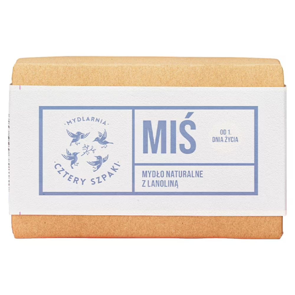 Cztery Szpaki Delicate soap with lanolin Teddy Bear - 110 g