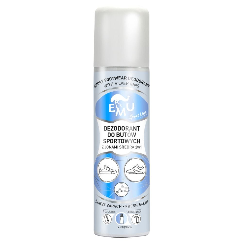 EMU Sport Line 2-in-1 Sport Shoe Deodorant with Silver Ions - 150 ml