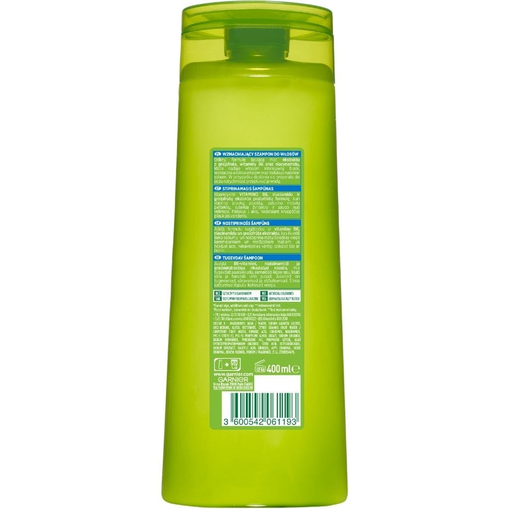 Garnier Fructis Strenght & Shine Shampoo - 400 ml