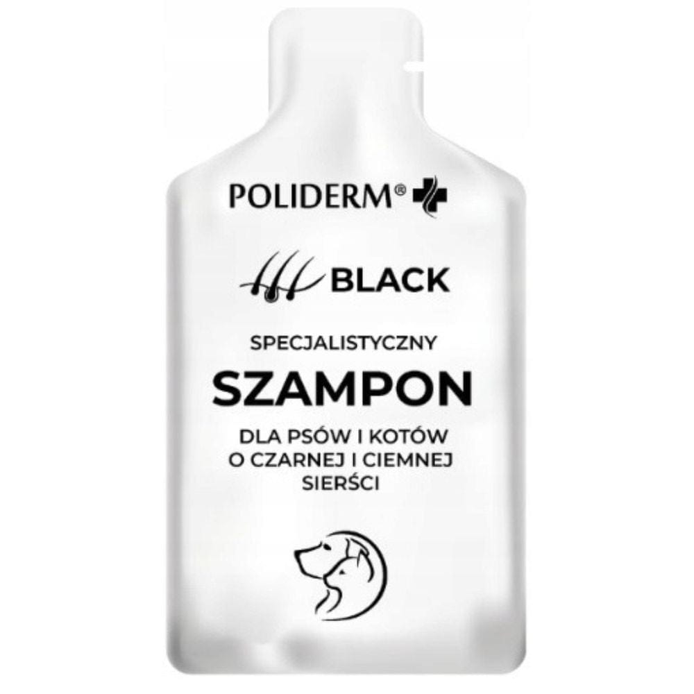 JM Sante Poliderm Shampoo for Dogs and Cats with Black and Dark Coats - 15 ml