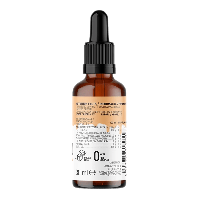 OstroVit Flavour Drops Caramel - 30 ml