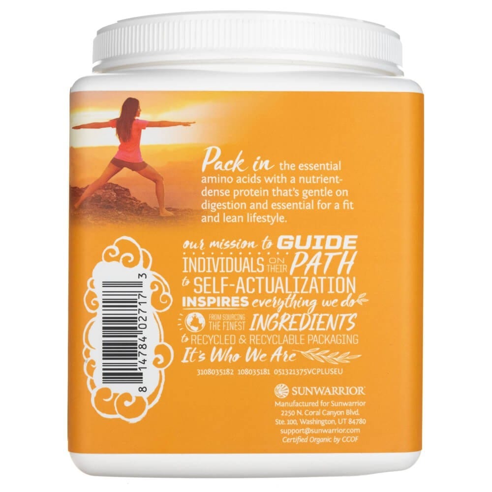 Sunwarrior Classic Plus Protein, Plant Protein, Vanilla - 375 g