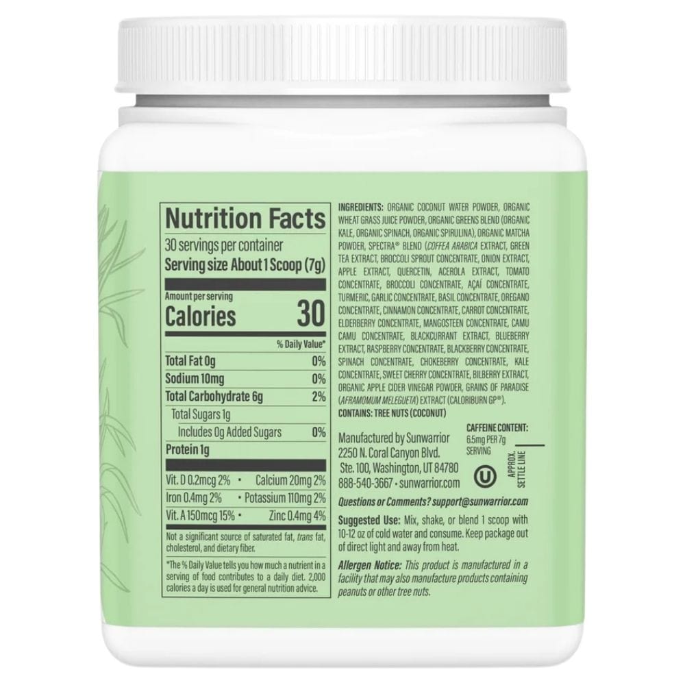 Sunwarrior Shape Thermo Greens - 210 g