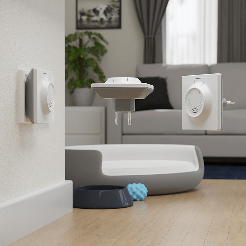 Tickless Home Ultrasonic Tick and Flea Repeller for Home - Grey