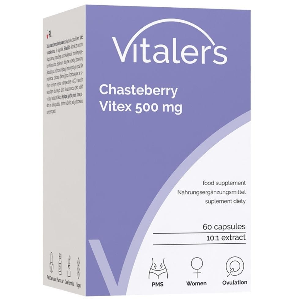 Vitaler's Chasteberry Vitex 500 mg - 60 Capsules