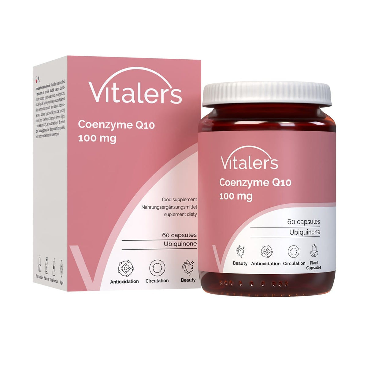 Vitaler's Coenzyme Q10 (Ubiquinone) 100 mg - 60 Capsules