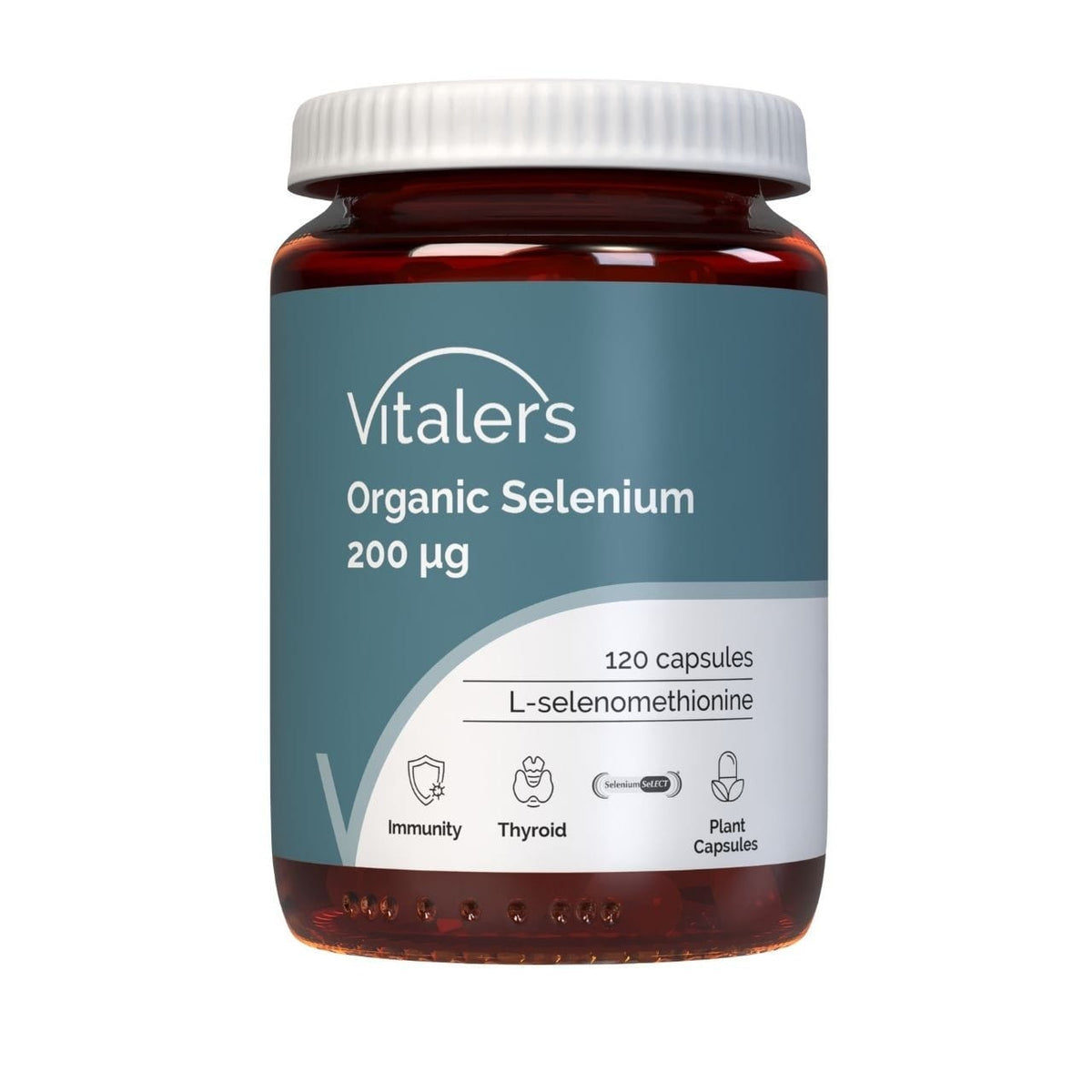 Vitaler's Organic Selenium 200 mcg - 120 Capsules