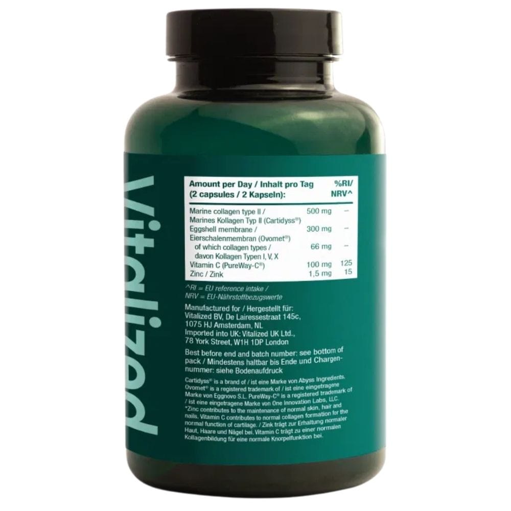 Vitalized Collagen Caps, Type I, II, V, X - 60 Capsules