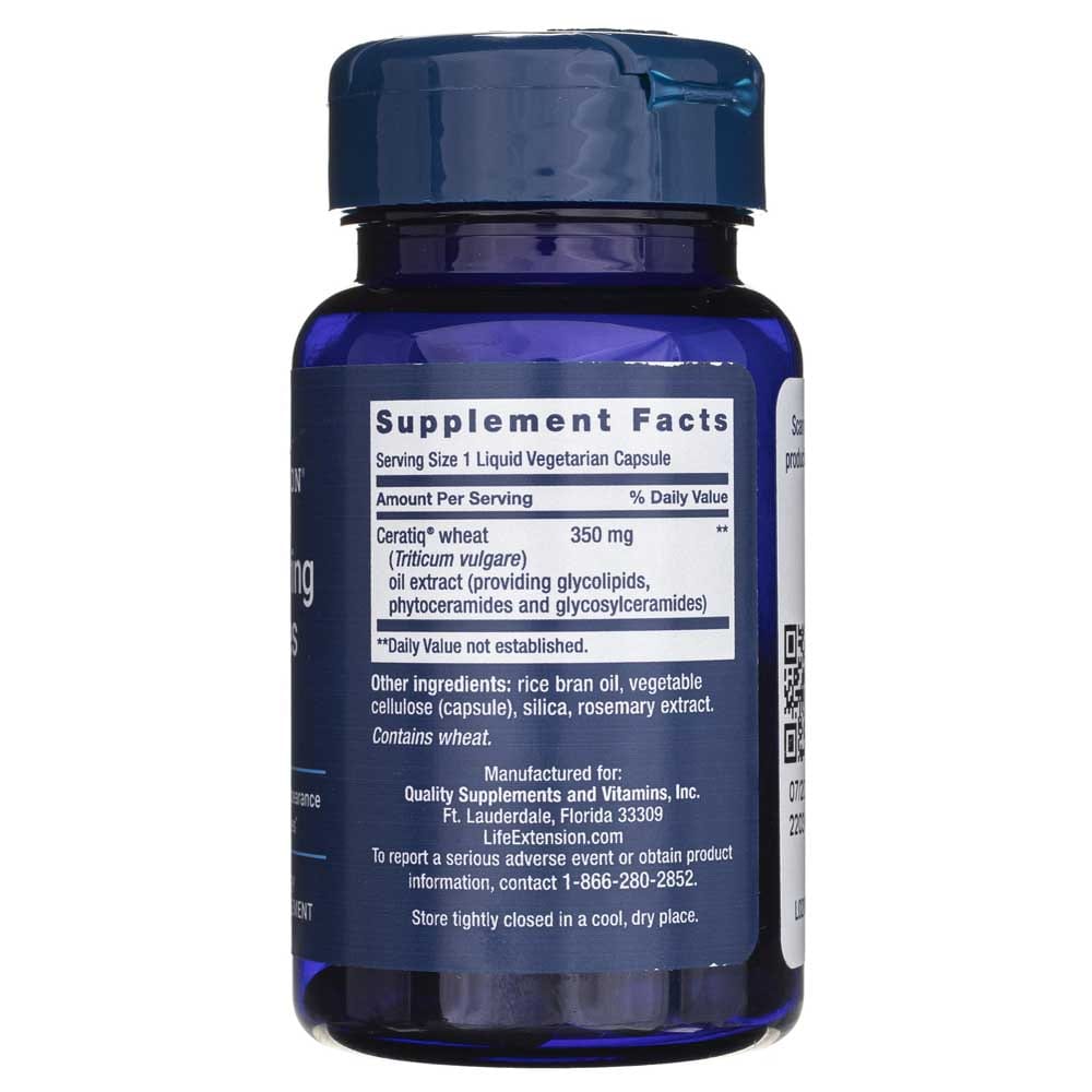 Life Extension Skin Restoring Ceramides - 30 Veg Capsules