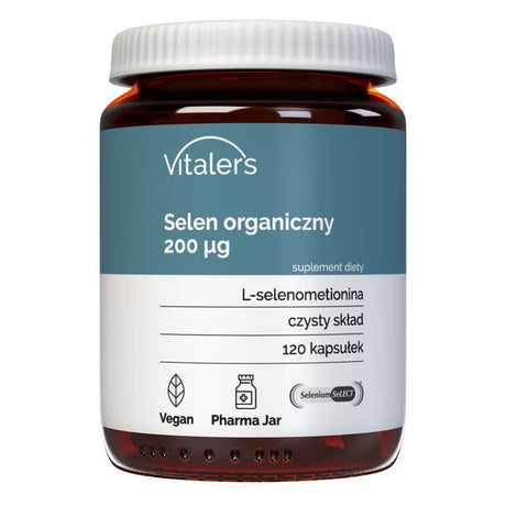 Vitaler's Organic Selenium 200 mcg - 120 Capsules