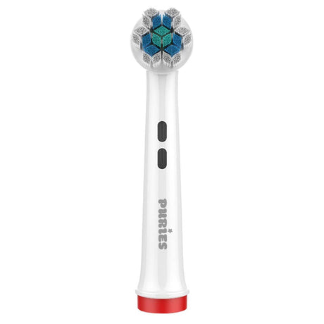 Puries Prism Electric Toothbrush Heads for Oral-B - 4 Pieces