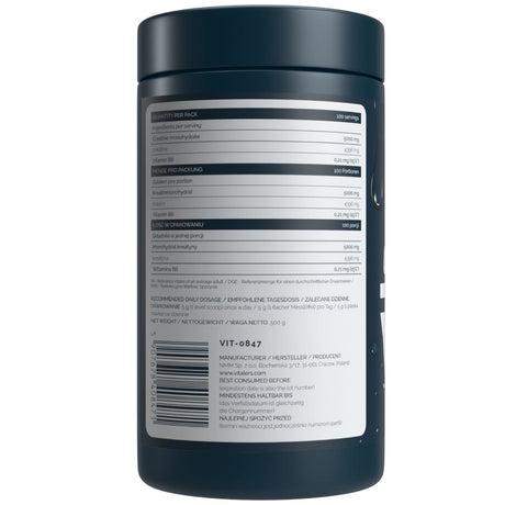 Vitaler's Sport mikroniseeritud kreatiinmonohüdraat 5000 mg - 500 g