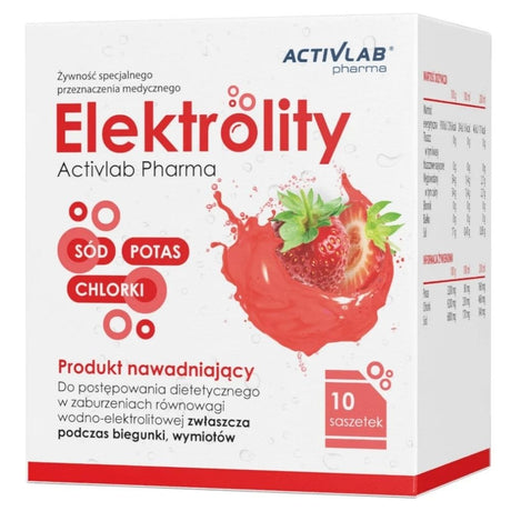 Activlab Pharma Electrolytes, Strawberry - 10 Sachets