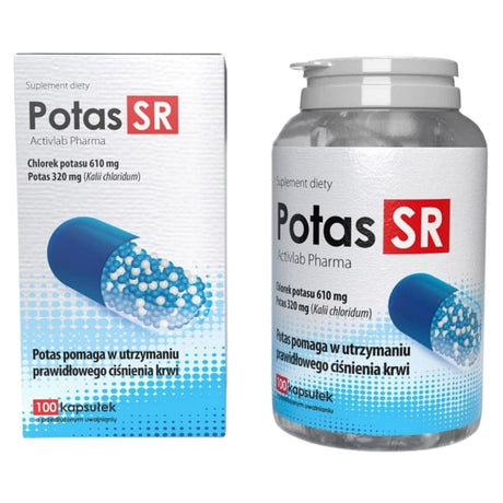 Activlab Pharma Potassium SR 320 mg - 100 Capsules