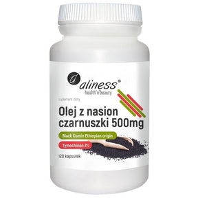 Aliness Black Cumin Seed Oil 500 mg - 120 Capsules