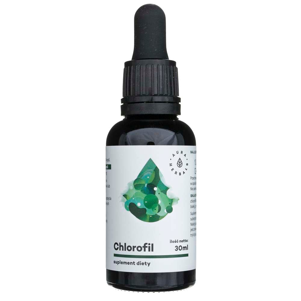 Aura Herbals Chlorophyll from White Mulberry, Drops - 30 ml