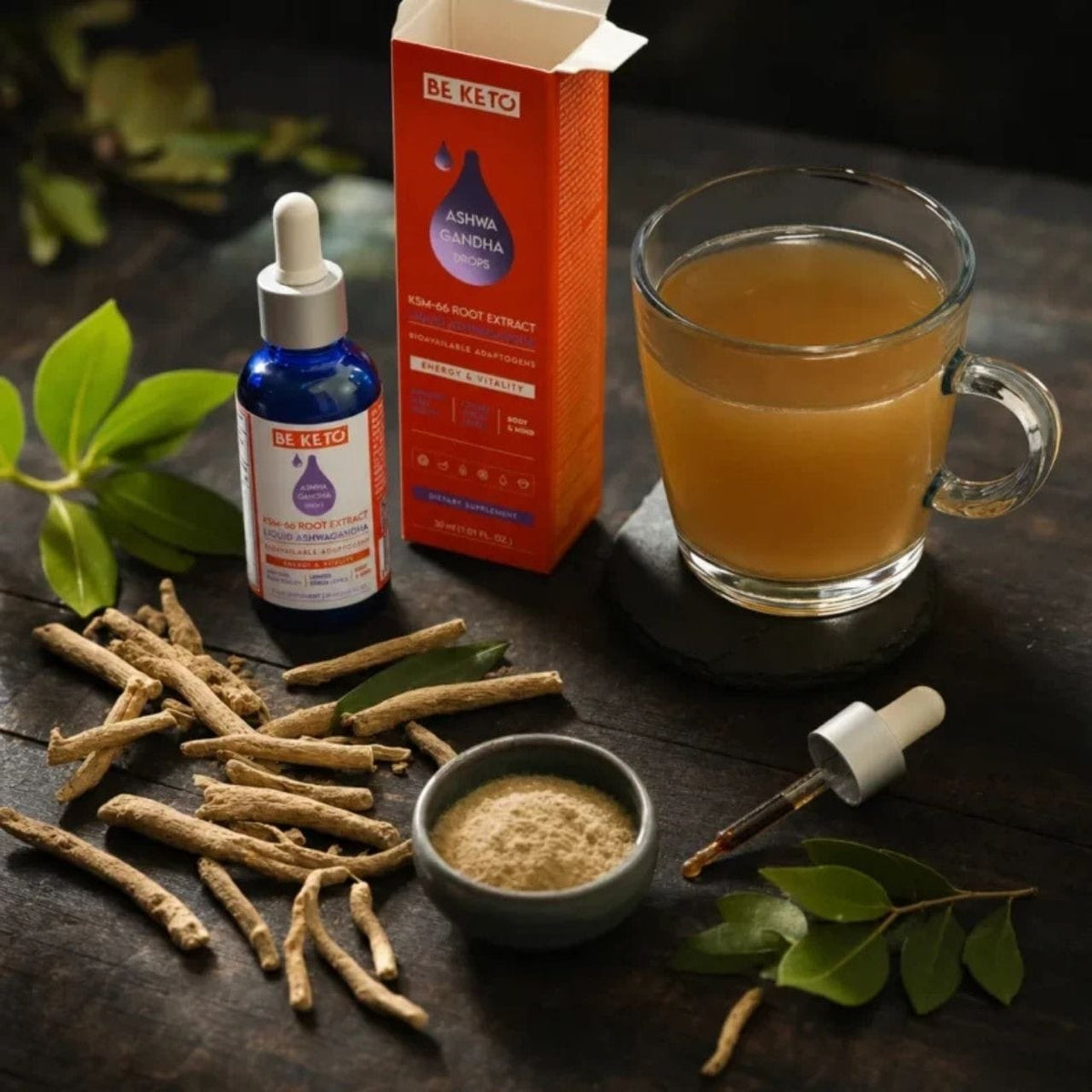 BeKeto Ashwagandha KSM-66 Drops - 30 ml