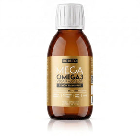 BeKeto MEGA Omega 3 Vegan Algae Oil, Lemon - 150 ml