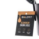 Bilovit Aluminium Sauna Spoon - Black