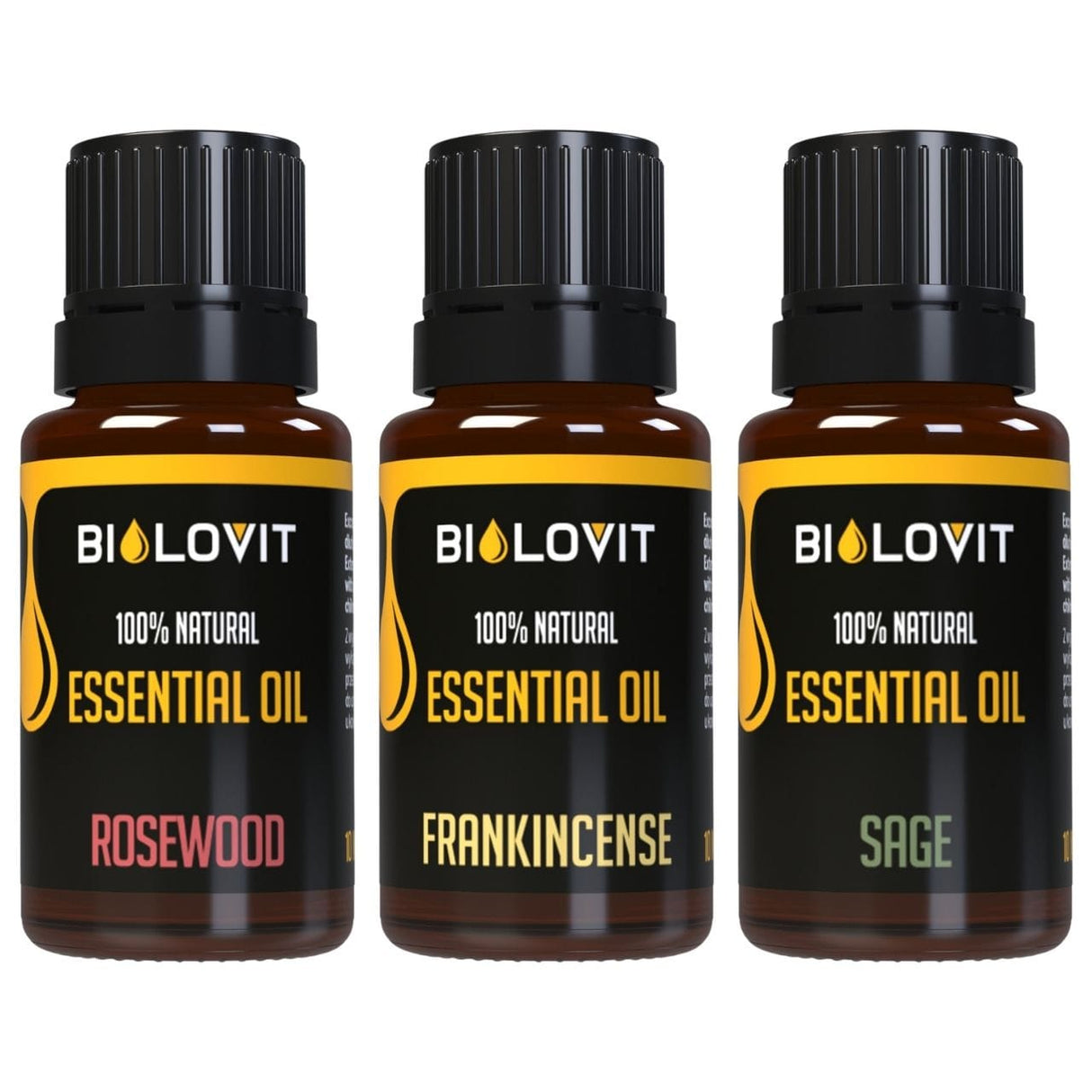 Bilovit Essential Oil Set for Meditation - 3 Pieces