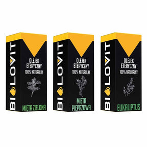 Bilovit Essential Oil Set, Mint - 3 Pieces