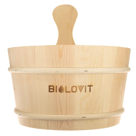 Bilovit Sauna Bucket, Pine - 4 litres