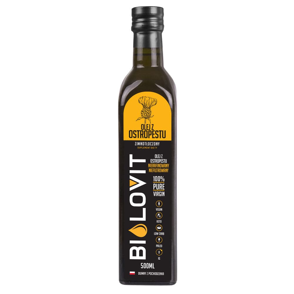 Bilovit Thistle Oil Cold Pressed - 500 ml