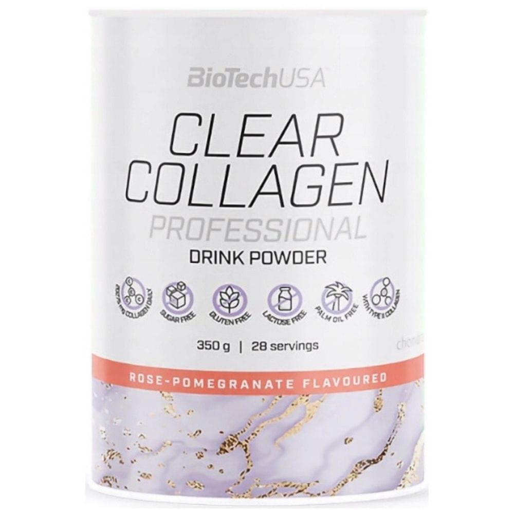 BioTechUSA Clear Collagen Professional, Rosehip-Pomegranate - 350 g