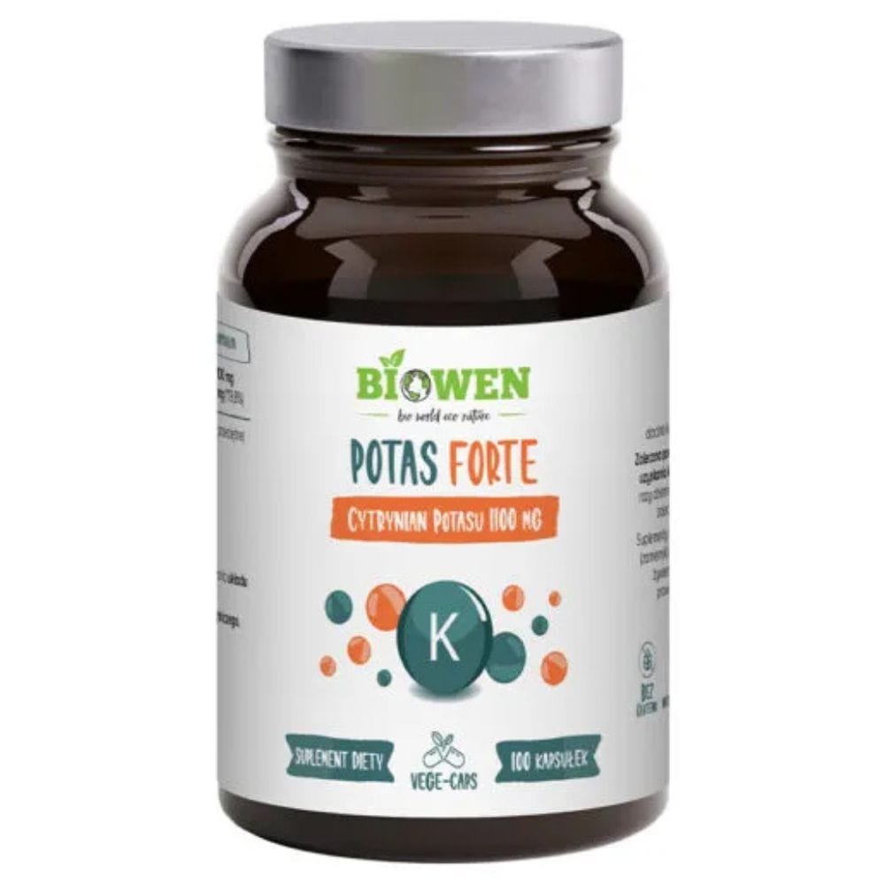 Biowen Potassium Forte, Potassium Citrate 1100 mg - 100 Capsules