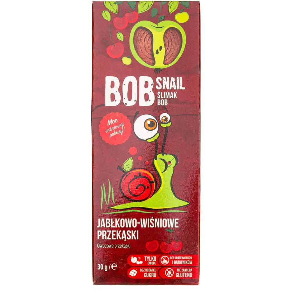 Bob Snail Apple & Cherry Snack with No Added Sugar - 30 g