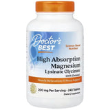Doctor's Best High Absorption Magnesium 100 mg - 240 Tablets