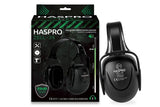 Haspro ZELL-3X Protective Earmuffs - Black