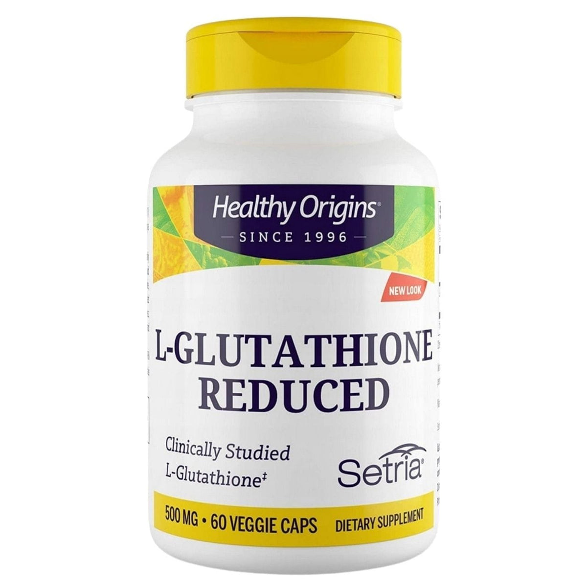 Healthy Origins Setria Glutathione (Reduced) 500 mg - 60 Capsules