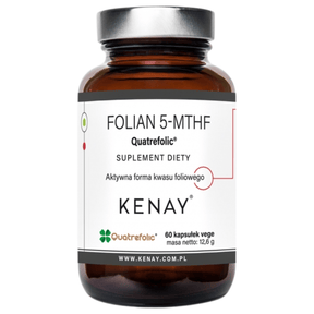 Kenay FOLATE 5-MTHF (active folic acid) Quatrefolic® - 60 Capsules