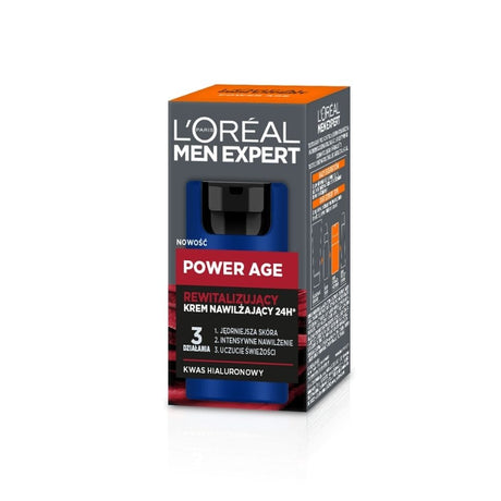 L'Oréal Paris Expert Power Age, Revitalising Cream for Men - 50 ml