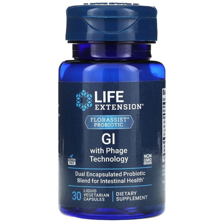 Life Extension FLORASSIST® Probiotic GI with Phage Technology - 30 Capsules