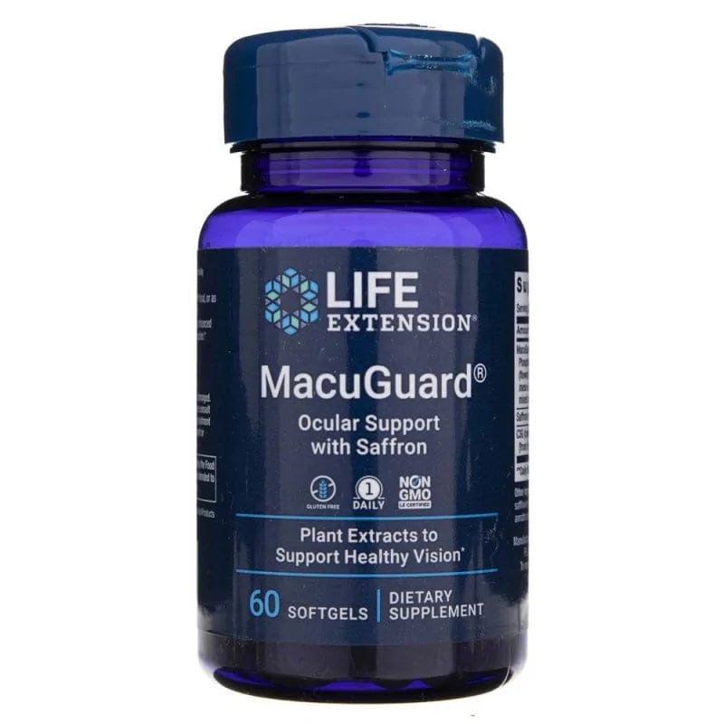 Life Extension MacuGuard® Ocular Support with Saffron - 60 Softgels