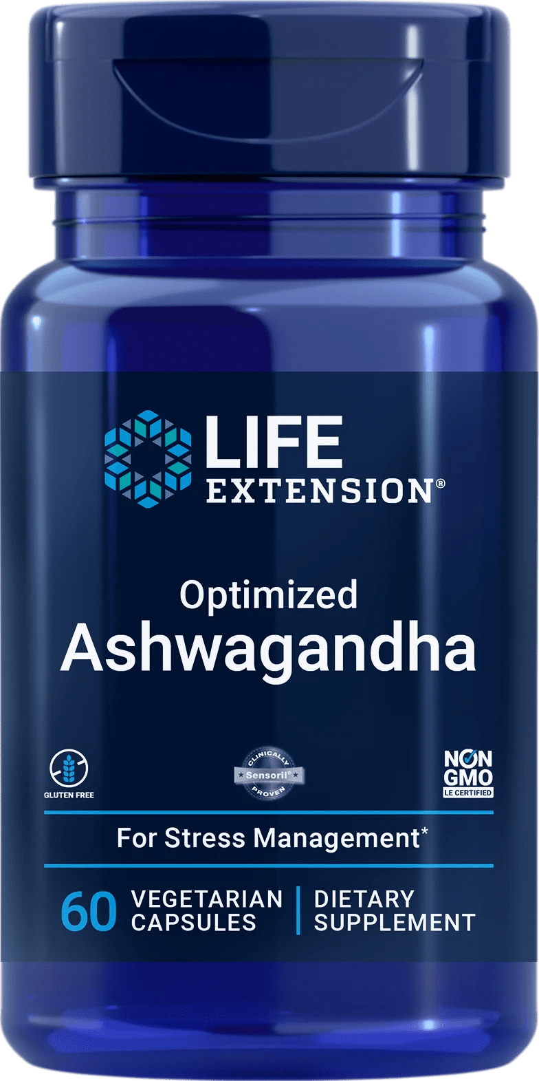 Life Extension Optimized Ashwagandha Extract - 60 Veg Capsules