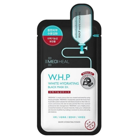 Mediheal W.H.P White Hydrating Black Mask EX. - 10 Sheets