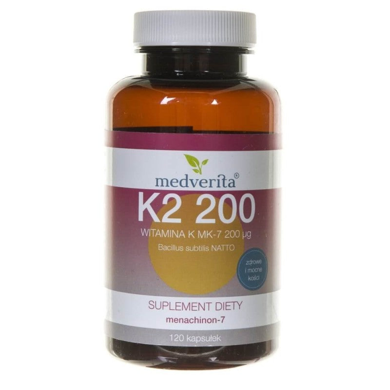 Medverita K-vitamiin Vitamk7 ® (Menakinoon-7) 200 mcg - 120 kapslit.