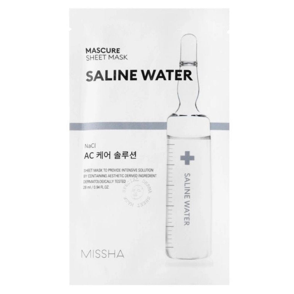 Missha Mascure AC Care Solution Sheet Mask Saline Water - 28 ml