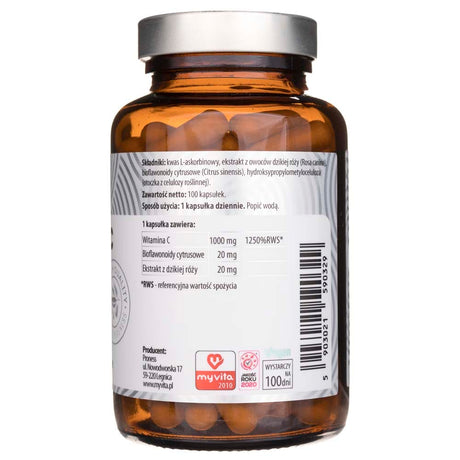 MyVita Silver Vitamin C - 100 Capsules