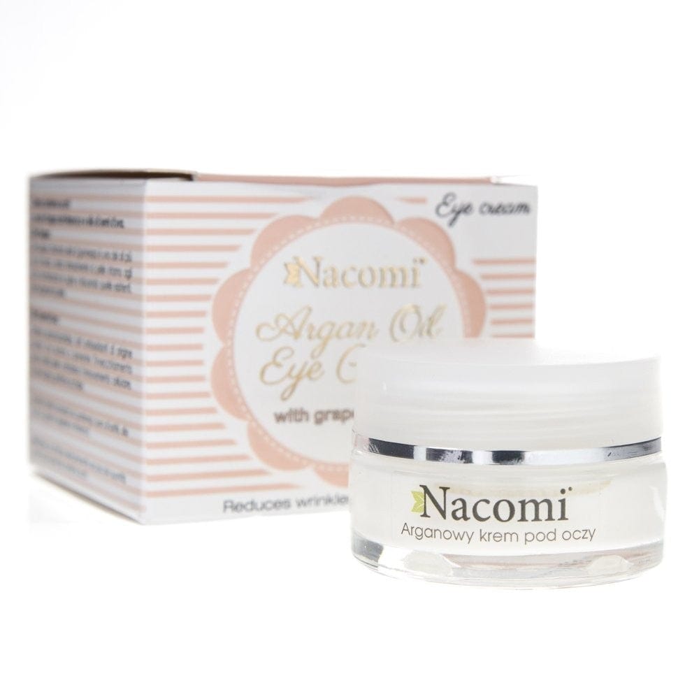 Nacomi Argan Eye Cream with Grape Seed Oil - 15 ml