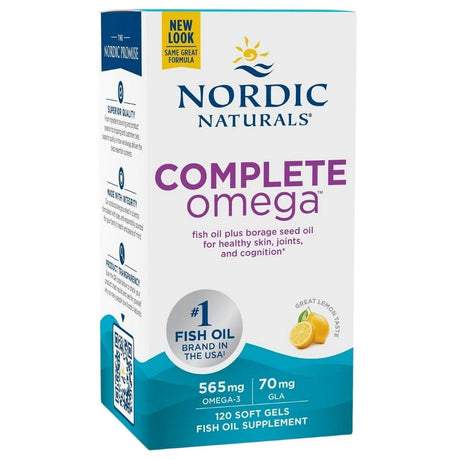 Nordic Naturals Complete Omega 3,6,9, Lemon - 120 Capsules